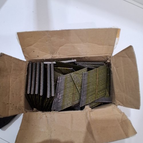 ~2000PK BOSTITCH 28° WIRE WELD GALVANIZED FRAMING NAILS 3-1/4" X .120" , FULL ROUND HEAD (MODEL:S12D-FH) image 2