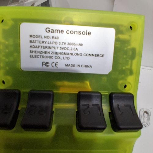 CONSOLE RETRO HANDHELD 18 000+ GAMES R40 GAME PLAYER - GREEN (MODEL: R40) image 2