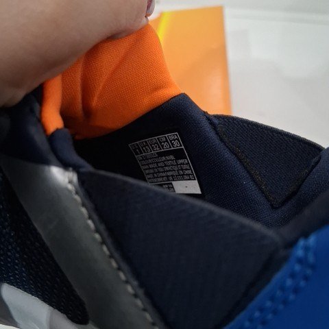 BOYS SKETCHERS BOUNDER-BRISK BURST SNEAKER - SIZE 1 - BLUE/ORANGE (STYLE: 2001661) image 4