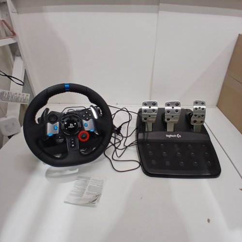 LOGITECH G29 DRIVING FORCE RACE WHEEL - COMPATIBLE WITH PLAYSTATION 3, 4, 5 (PS3, PS4, PS5), PC - (MODEL: 841-000077) image 3