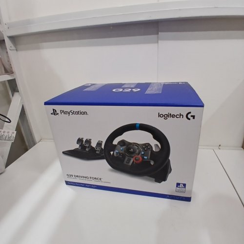 LOGITECH G29 DRIVING FORCE RACE WHEEL - COMPATIBLE WITH PLAYSTATION 3, 4, 5 (PS3, PS4, PS5), PC - (MODEL: 841-000077) image 6