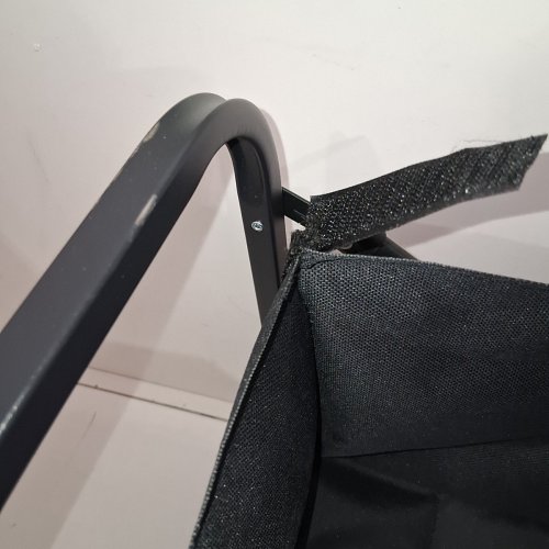 GARVEE FOLDING/COLLAPSIBLE FLAT STYLE ALL TERRAIN CAMPING CART/WAGON - 28.7" X 18.3" X 35.23" - BLACK - (MODEL: PSS_339CPVBK)) image 3