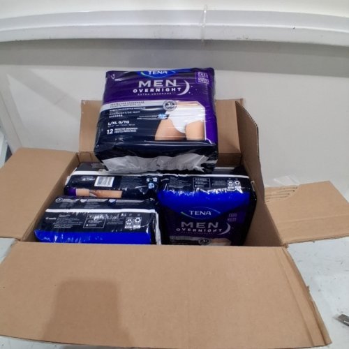 48PK MENS TENA OVERNIGHT UNDERWEAR, EXTRA COVERAGE- LARGE/EXTRA LARGE - WHITE image 2