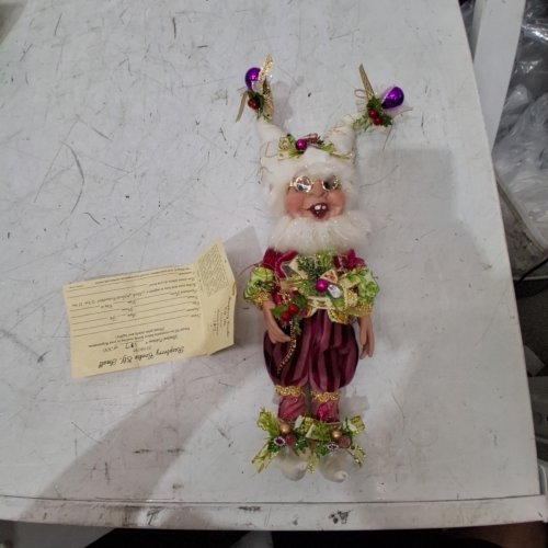 MARK ROBERTS LIMETED EDITION COLLECTABLE RASPBERRY COOKIE ELF FIGURINE - SMALL (MODEL: 51-64098) image 5