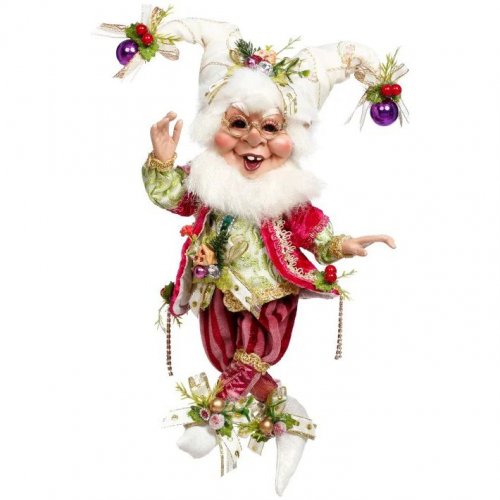 MARK ROBERTS LIMETED EDITION COLLECTABLE RASPBERRY COOKIE ELF FIGURINE - SMALL (MODEL: 51-64098) image 2
