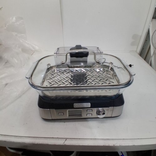 CUISINART COOK FRESH DIGITAL GLASS STEAMER - 5L CAPACITY - STAINLESS STEEL (MODEL: STM-1000C) image 3