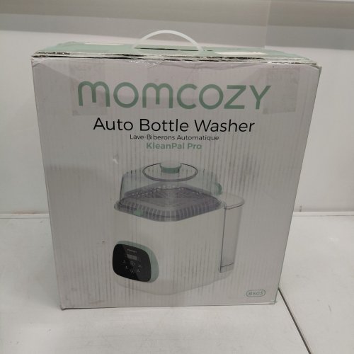 MOMCOZY KLEANPAL PRO BABY BOTTLE WASHER, STERILIZER & DRYER COMBO - HOLDS 4 BOTTLES - GREEN/WHITE (MODEL: BS03) image 6