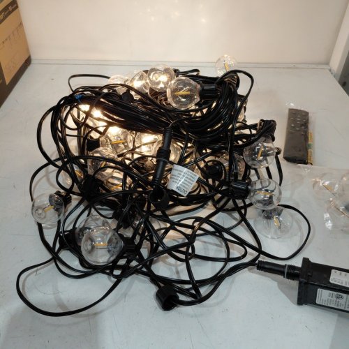 ADDLON OUTDOOR WATERPROOF STRING LIGHTS WITH REMOTE - 100FT - BLACK (MODEL: ADDLON-100) image 3