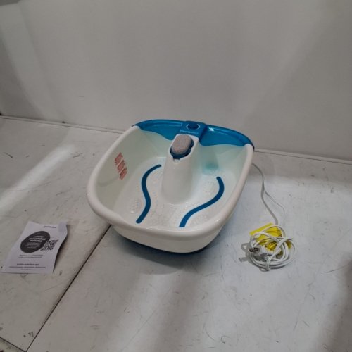 HOMEDICS BUBBLE MATE TOE-TOUCH FOOT SPA WITH PUMICE STONE - WHITE/BLUE (MODEL: FB-55) image 3