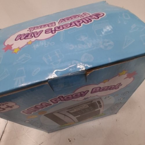 KIDS FISHBOY TALKING ATM PIGGY BANK WITH DUAL DEBIT CARDS - REGISTERS REAL MONEY - BLUE - (MODEL: SM-1588 image 3