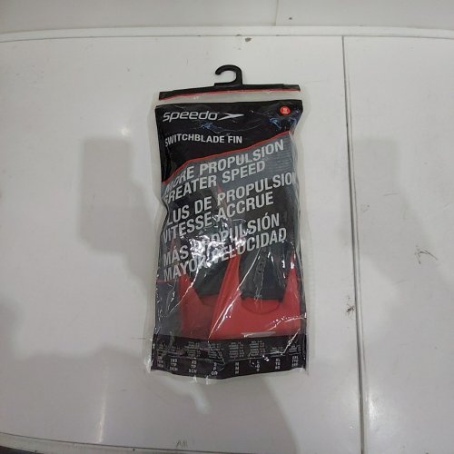 YOUTH SPEEDO SWITCHBLADE SWIMMING FINS - EXTRA EXTRA SMALL - RED/BLACK image 2