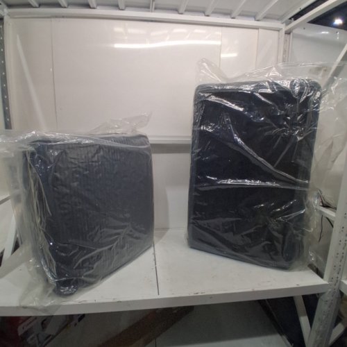 5PC MISCELLANEOUS COUCH FURNITURE CUSHIONS - BLUE/GREY image 4