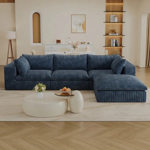 5PC MISCELLANEOUS COUCH FURNITURE CUSHIONS - BLUE/GREY image 2