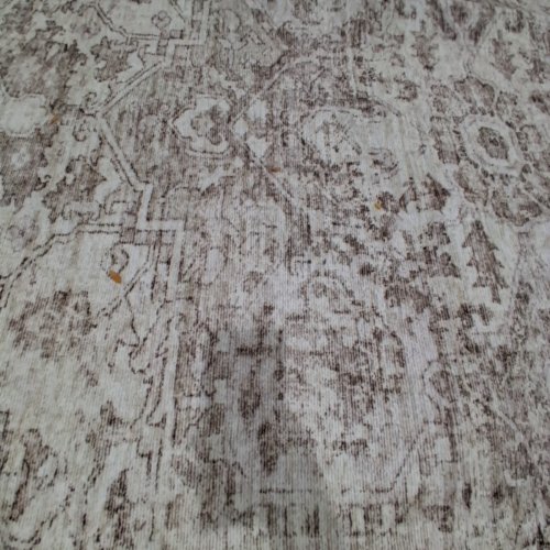 NON-SLIP WASHABLE INDOOR AREA RUG - 8FT X 10FT - BEIGE image 3