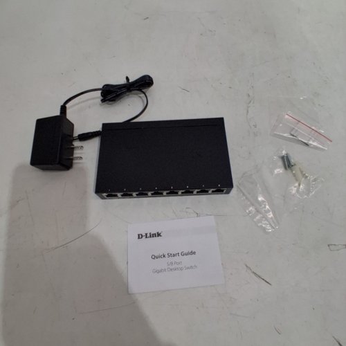 D-LINK 8 PORT GIGABIT ETHERNET UNMANAGED METAL DESKTOP SWITCH - (MODEL: DGS-108GL) image 2