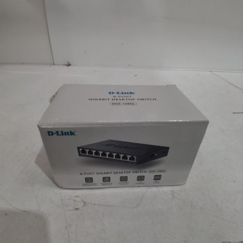 D-LINK 8 PORT GIGABIT ETHERNET UNMANAGED METAL DESKTOP SWITCH - (MODEL: DGS-108GL) image 4