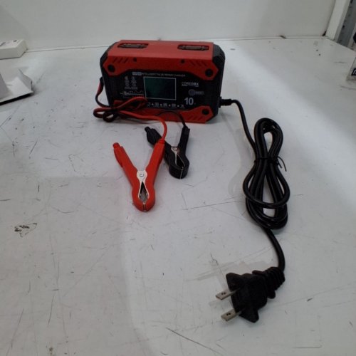 COREBOX SMART BATTERY CHARGER AND MAINTAINER - 12 V 10A; 24 V 5A - RED AND BLACK (MODEL: H-10CD) image 3