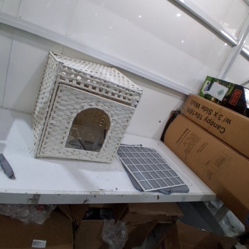 SETVSON WICKER CAT LITTER BOX ENCLOSURE - NATURAL image 2
