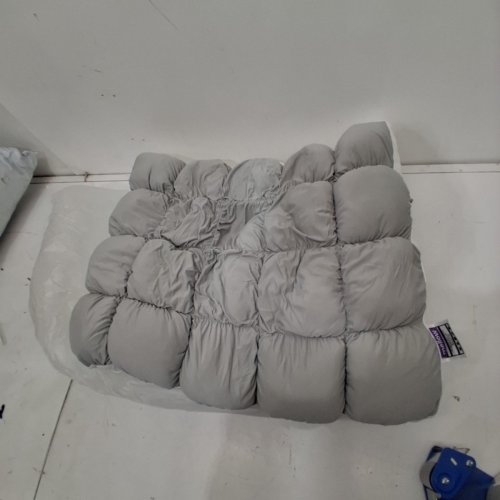 MELLOW STUFFED PUFF PILLOW - 20" X 26" REGULAR - GREY image 2