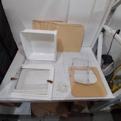 SEMI-CLOSED INDOOR CAT ENCLOSURE CAGE WITH LITTER BOX image 3