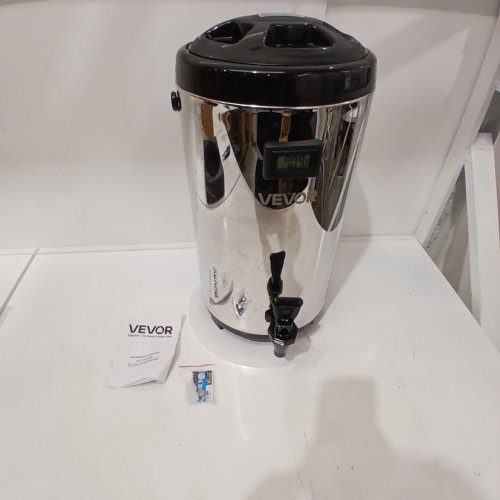 VEVOR STAINLESS STEEL THERMO INSULATED BEVERAGE DISPENSER WITH SPIGOT - 9.2L CAP - SILVER/BLACK (MODEL: WNS-D3) image 2