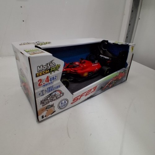 MAISTO TECH RC FORMULA 1 REMOTE CONTROL CAR WITH PISTOL GRIP CONTROLS - 1:24 SCALE - SF-23 FERRARI (2019) CHARLES LECLERC - RED (MODEL: 82350) image 3