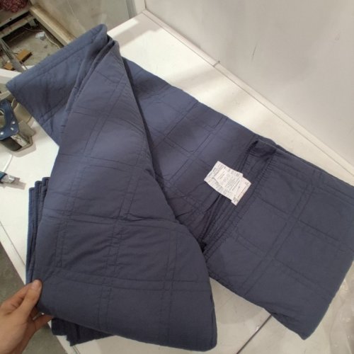 3PC HORIMOTE HOME 100% COTTON LIGHTWEIGHT QUILT SET - KING - NAVY BLUE image 4