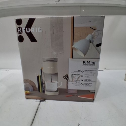 KEURIG K-MINI SINGLE SERVE HOT COFFE MAKER BREWER - 1520W - 12OZ - WARM STONE (MODEL: K-I K21/K-MINI V2) image 7