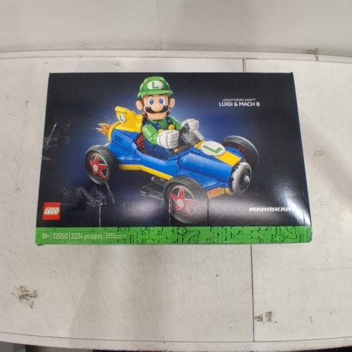 2234PC LEGO MARIO KART LUIGI & MACH 8 BUILDING SET - MULTICOLOUR (MODEL: 72050) image 4