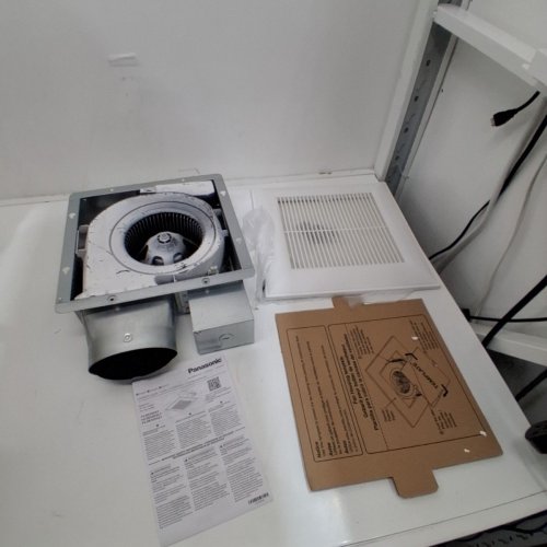 PANASONIC WHISPERVALUE MULTI-FLOW VENTILATING BATHROOM FAN - 50, 80, 100 CFM - WHITE (MODEL: FV-0510VS1) image 2