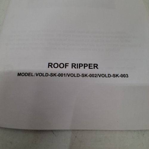 ROOF RIPPER SHINGLE SHOVEL SET - 88 LBS CAP - ORANGE/BLACK (MODEL: VOLD-SK-003) image 2