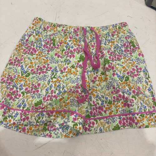 WOMEN'S BEDHEAD PJS PAJAMA SHORTS - SMALL - PINK/GREEN FLORAL PATTERN (STYLE: 1984931) image 2