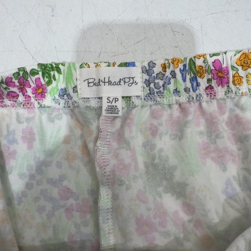 WOMEN'S BEDHEAD PJS PAJAMA SHORTS - SMALL - PINK/GREEN FLORAL PATTERN (STYLE: 1984931) image 3