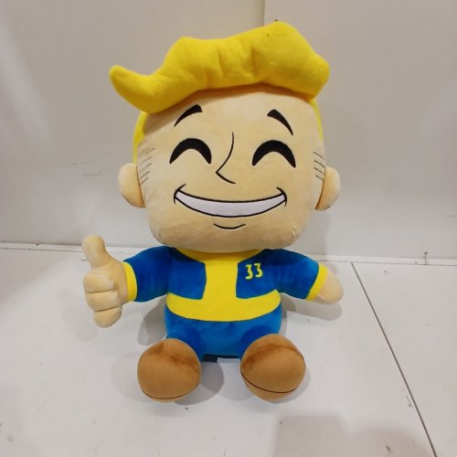 YOUTOOZ FALLOUT VAULT BOY 16" PLUSH COLLECTIBLE - BLUE / YELLOW image 2