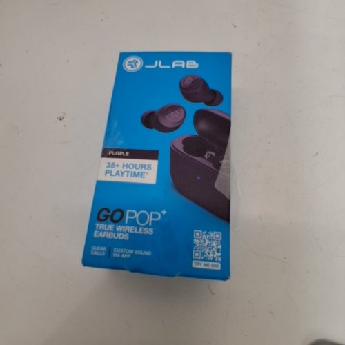 JLAB GOPOP+ TRUE BLUETOOTH WIRELESS EARBUDS WITH CHARGING CASE - 35+ HOURS PLAYTIME - DARK PURPLE / VIOLET image 5