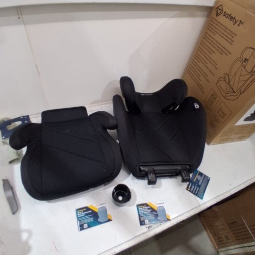 SAFETY 1ST 2-IN-1 LIGHTWEIGHT GROWMATE BELT-POSITIONING BOOSTER CAR SEAT WITH HIGH-BACK TO BACKLESS & ADJUSTABLE HEADREST - BLACK (MODEL: 22267CHHR) image 3