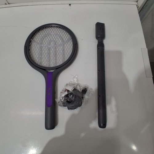 ELECTRIC EXTENDABLE BUG ZAPPER - 4000 V - 13"-25" - GREY / PURPLE (MODEL: WD-981-W-A) image 3