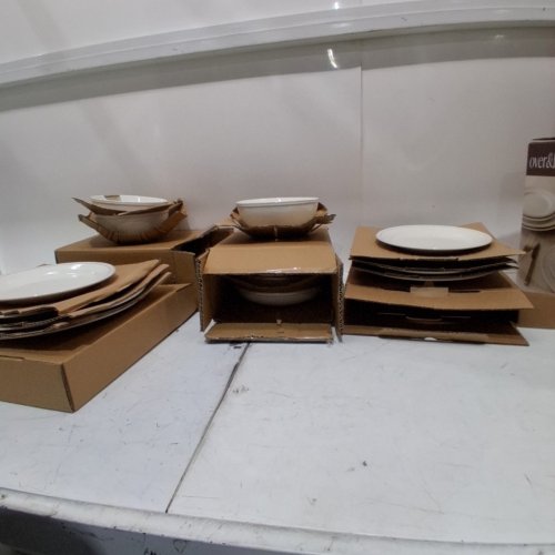 16PC OVER&BACK DINNERWARE SET -ASSORTED SIZE - IVORY (MODEL: 1901777) image 3