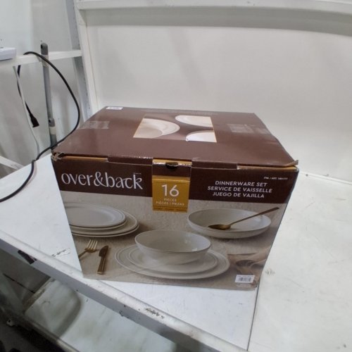 16PC OVER&BACK DINNERWARE SET -ASSORTED SIZE - IVORY (MODEL: 1901777) image 4