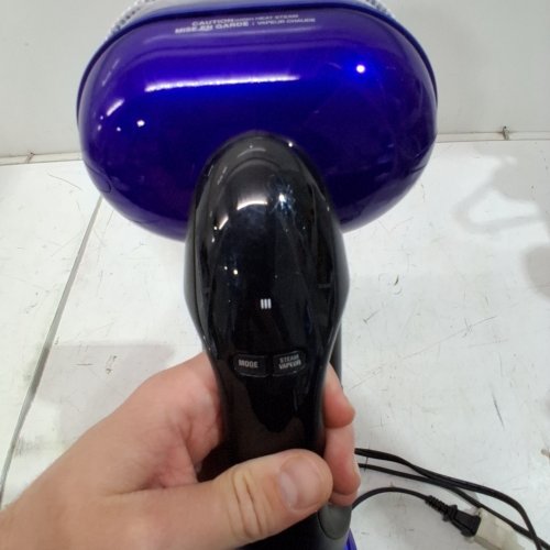 CONAIR 2-IN-1 EXTREMESTEAM TURBO STEAMER AND IRON WITH ATTACHMENTS- BLUE/BLACK (MODEL: GS108C) image 2