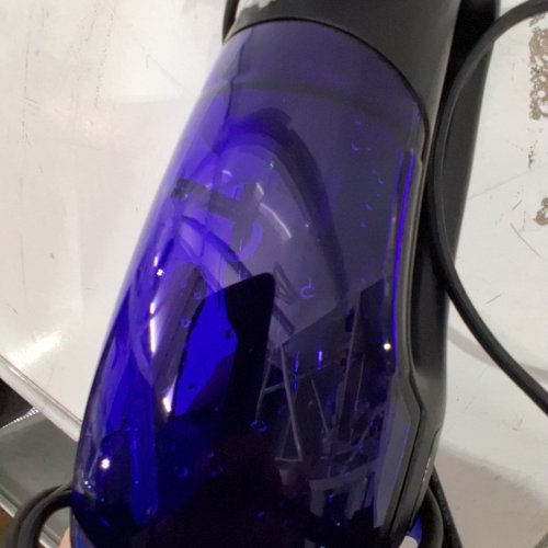 CONAIR 2-IN-1 EXTREMESTEAM TURBO STEAMER AND IRON WITH ATTACHMENTS- BLUE/BLACK (MODEL: GS108C) image 4