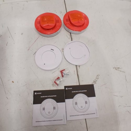 2PK KIDDE COMBINATION SMOKE AND CARBON MONOXIDE ALARM - HARDWIRED - 120V - WHITE (MODEL: 30CUA10) image 3