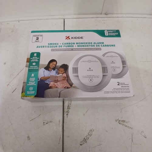 2PK KIDDE COMBINATION SMOKE AND CARBON MONOXIDE ALARM - HARDWIRED - 120V - WHITE (MODEL: 30CUA10) image 4