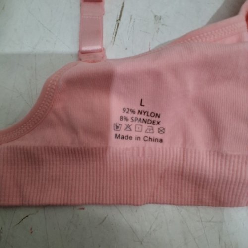 WOMENS MATERNITY NURSING BRA - LARGE - PINK image 3