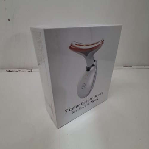 SUENOHYU FACIAL RED LIGHT THERAPY WITH 7 LED COLOURS - PINK image 2