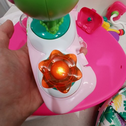 BRIGHT STARTS BOUNCE BOUNCE BABY 2-IN-1 ACTIVITY JUMPER & TABLE - PLAYFUL PALMS image 2