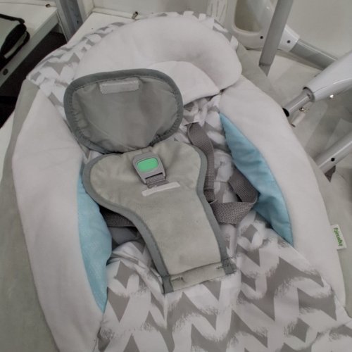 INGENUITY SIMPLECOMFORT CRADLING ROCKER SWING WITH SOOTHING VIBRATIONS & 6 SPEEDS - GREY PAINT (MODEL: 11791 0313) image 7