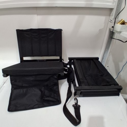 2PK FOLDING EVENT CHAIR - 33" X 42" - BLACK image 3