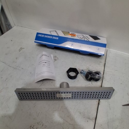 SANITEMODAR LINEAR SHOWER DRAIN - 18" - SILVER image 2