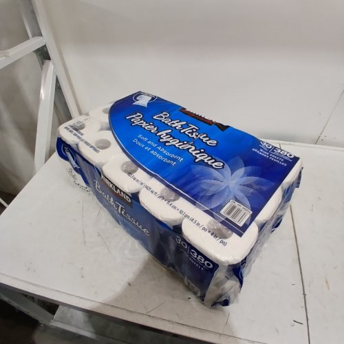 30PK KIRKLAND SIGNATURE 2-PLY WIDE BATHROOM TISSUE / TOILET PAPER - WHITE (MODEL: 6262016) image 3